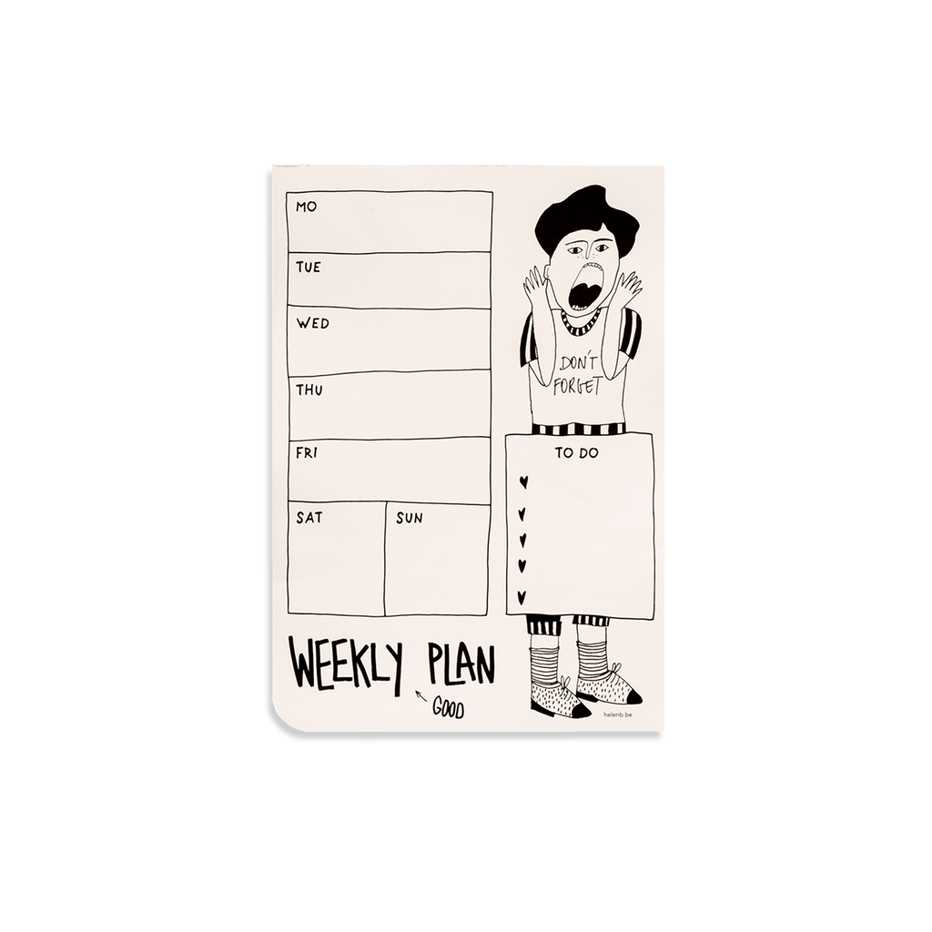 weekplanner don't forget