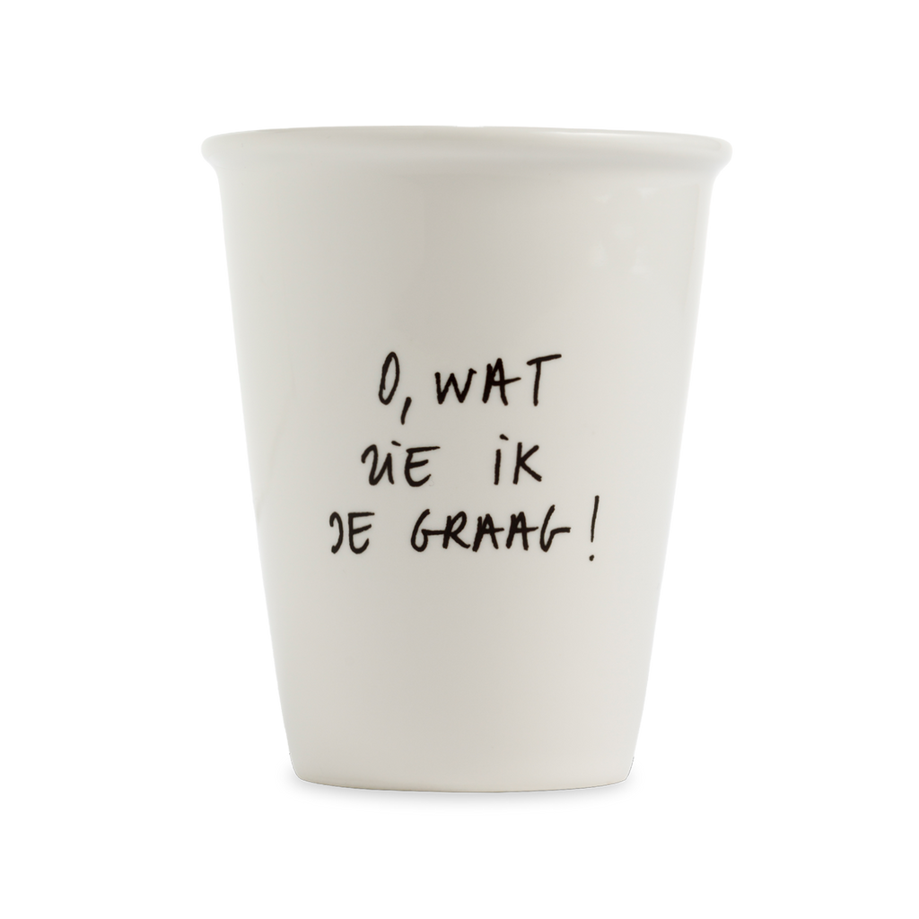 beker o, wat zie ik je graag!