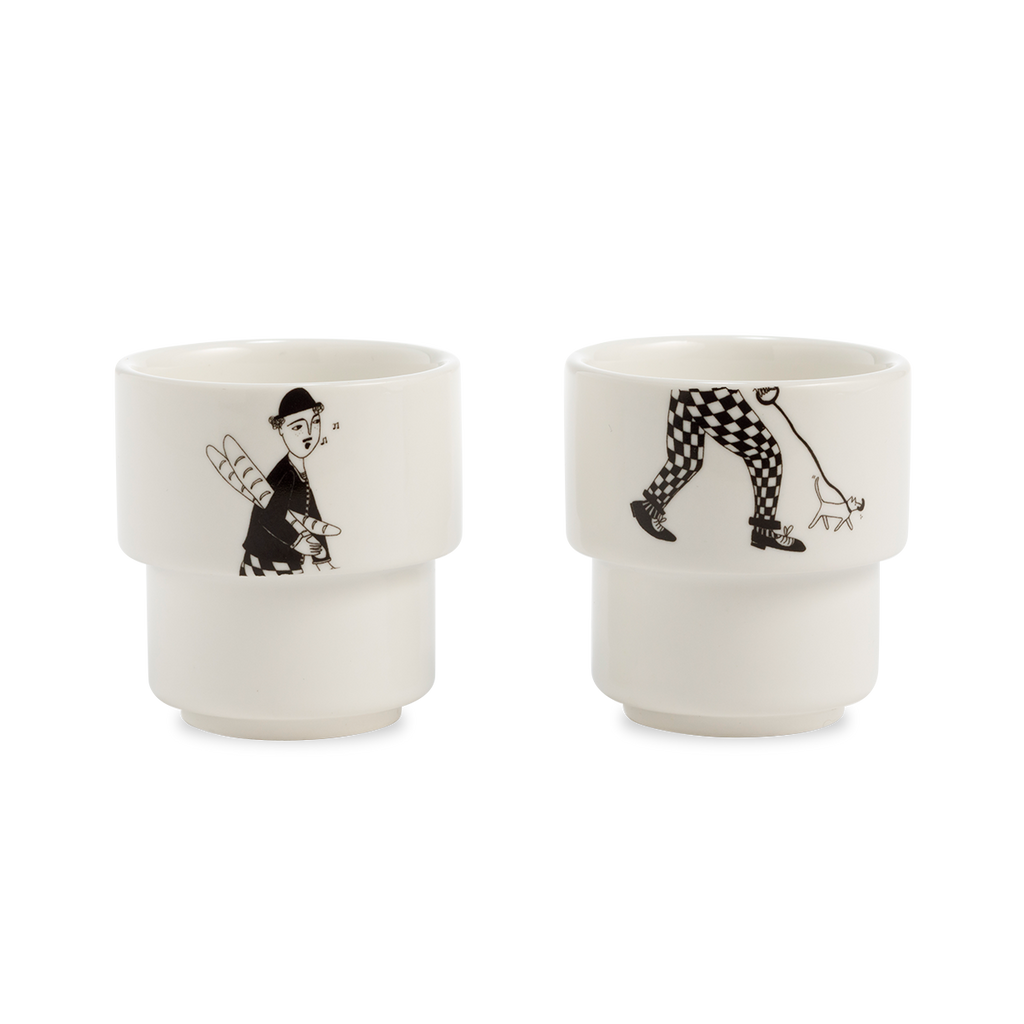 eierdop sunday in paris (set van 2)