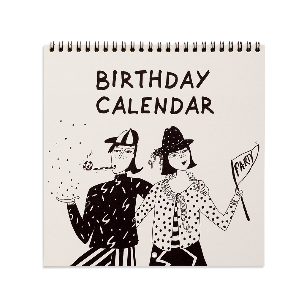 birthday calendar party lovers