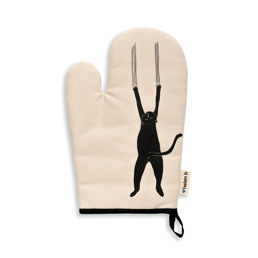 ovenwant scratching cat