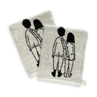 wash cloths naked couple back