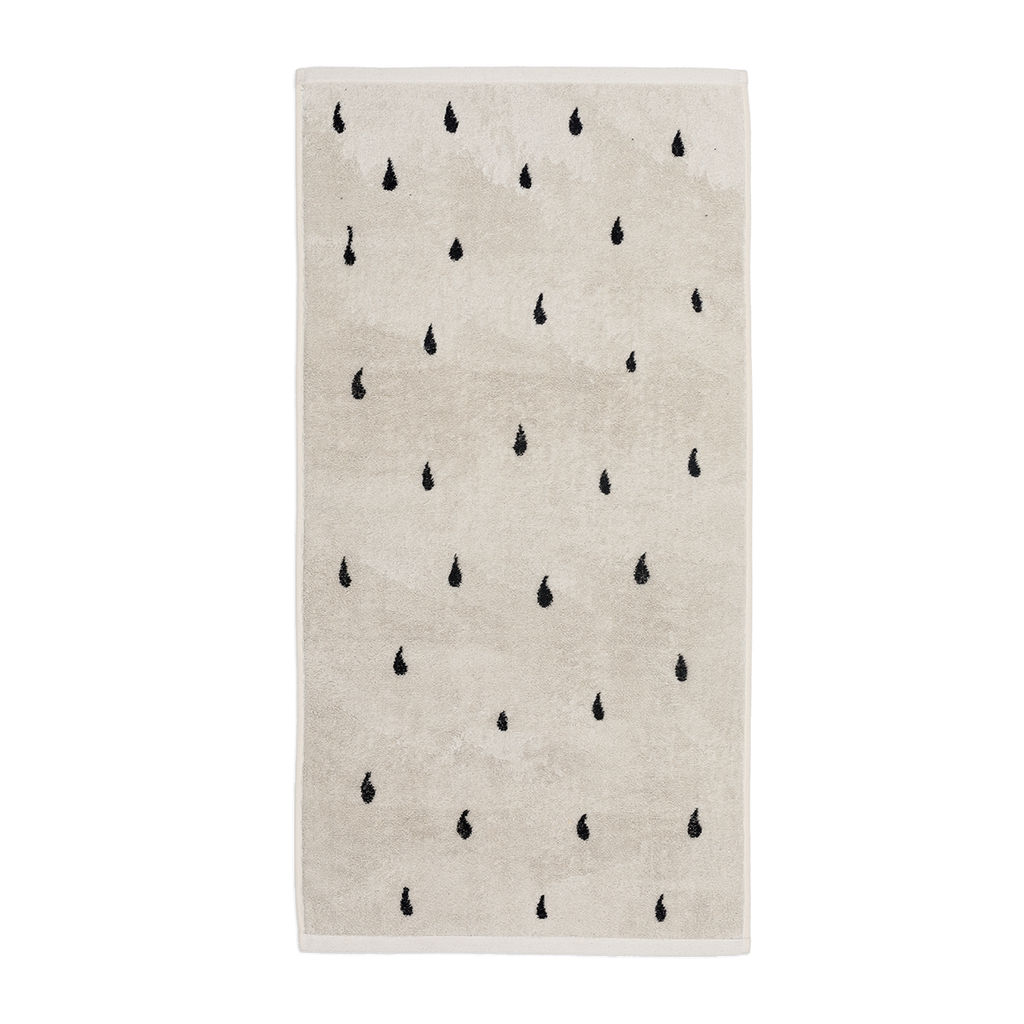 towels set yoga in the shower