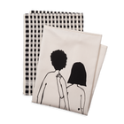 set keukenhanddoeken naked couple back