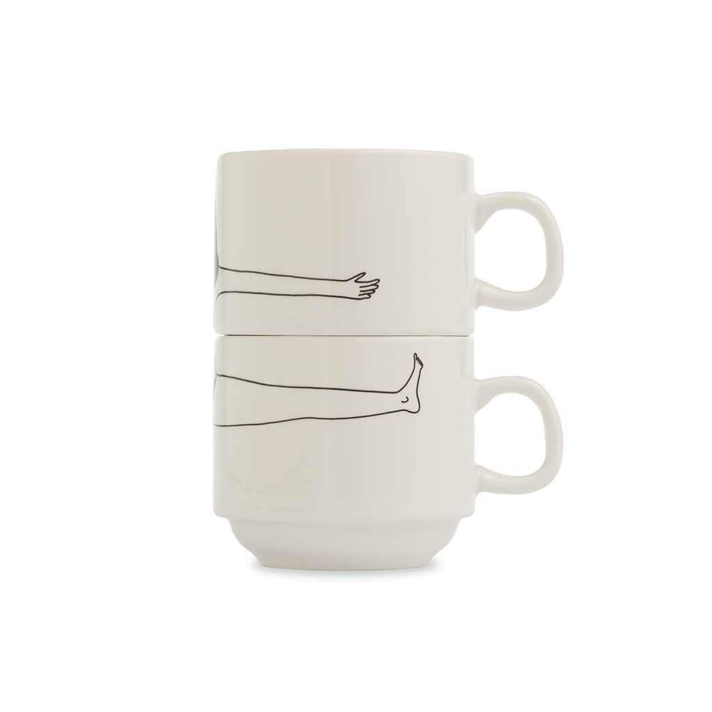 stackable mugs my favorite underwear (set*2)