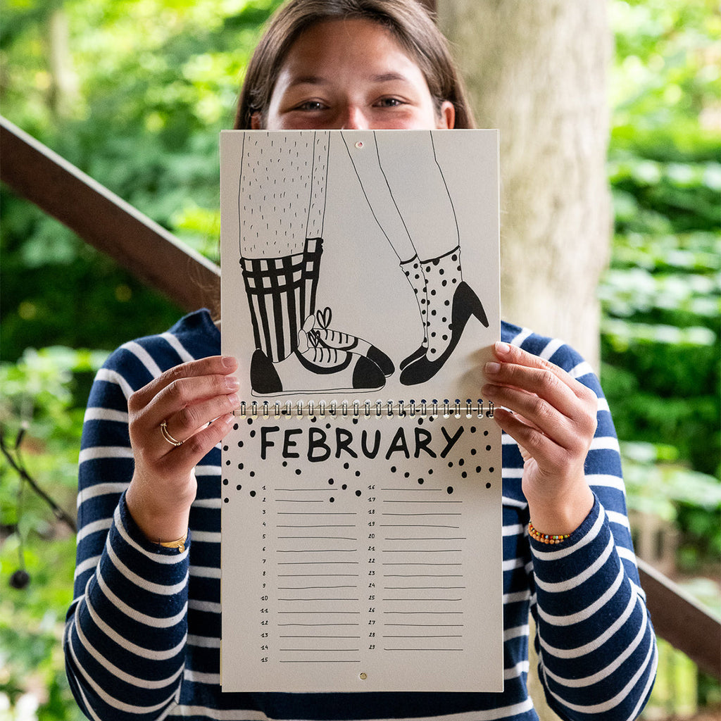 birthday calendar party lovers