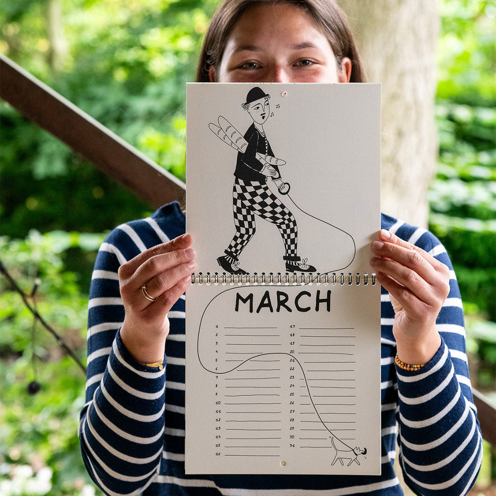 birthday calendar party lovers