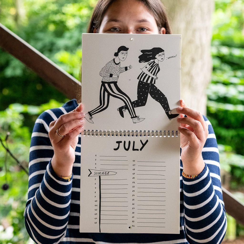 birthday calendar party lovers