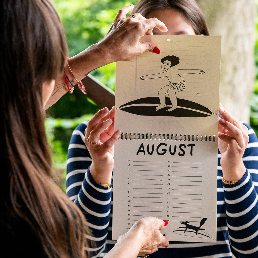 birthday calendar party lovers