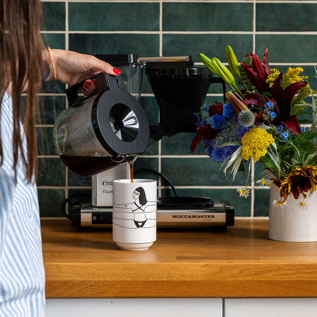 stackable mugs my favorite underwear (set*2)