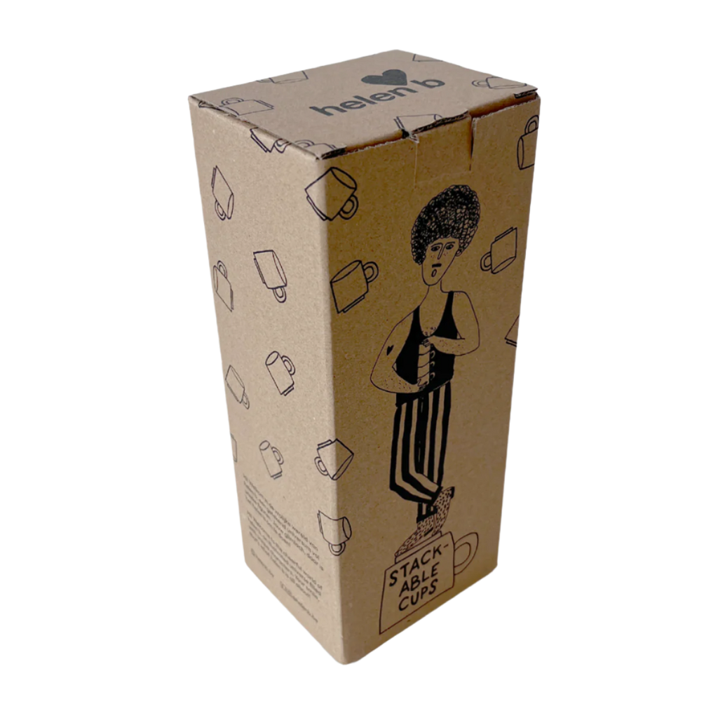 stapelbare mokken faces everywhere (set*4)