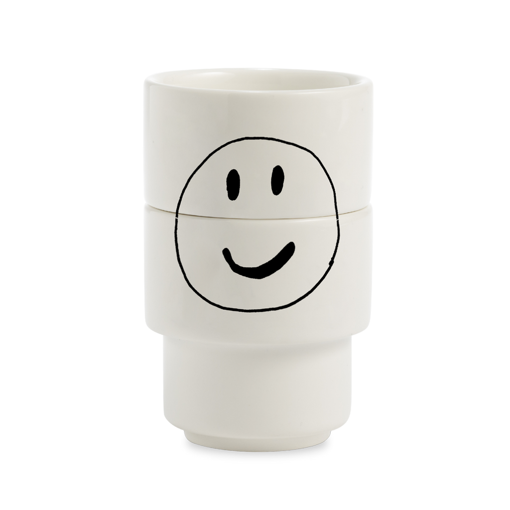 eierdop smiley (set van 2)