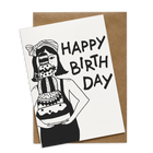 greeting card happy birthday virginie and the big cake