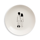 plate naked couple back