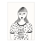 postcard f*ck what they think