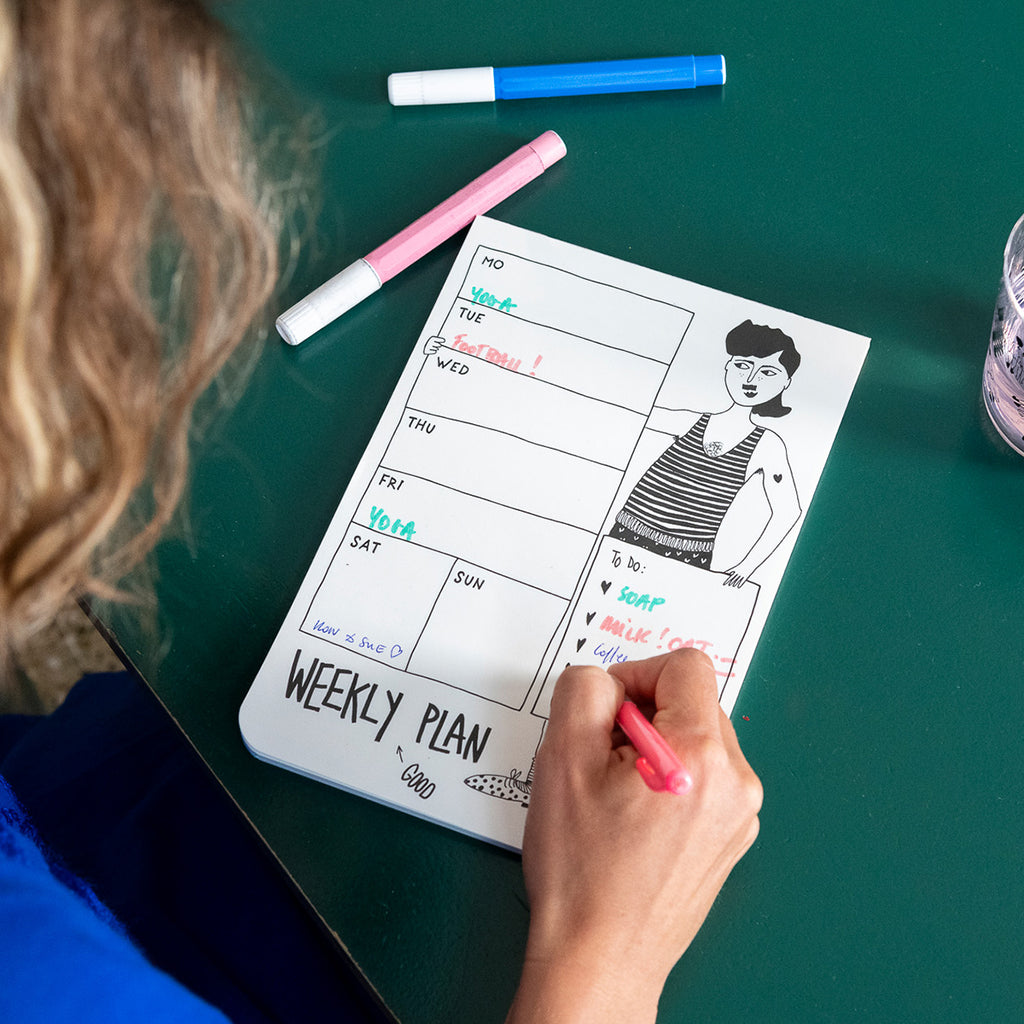 weekly planner smart boy