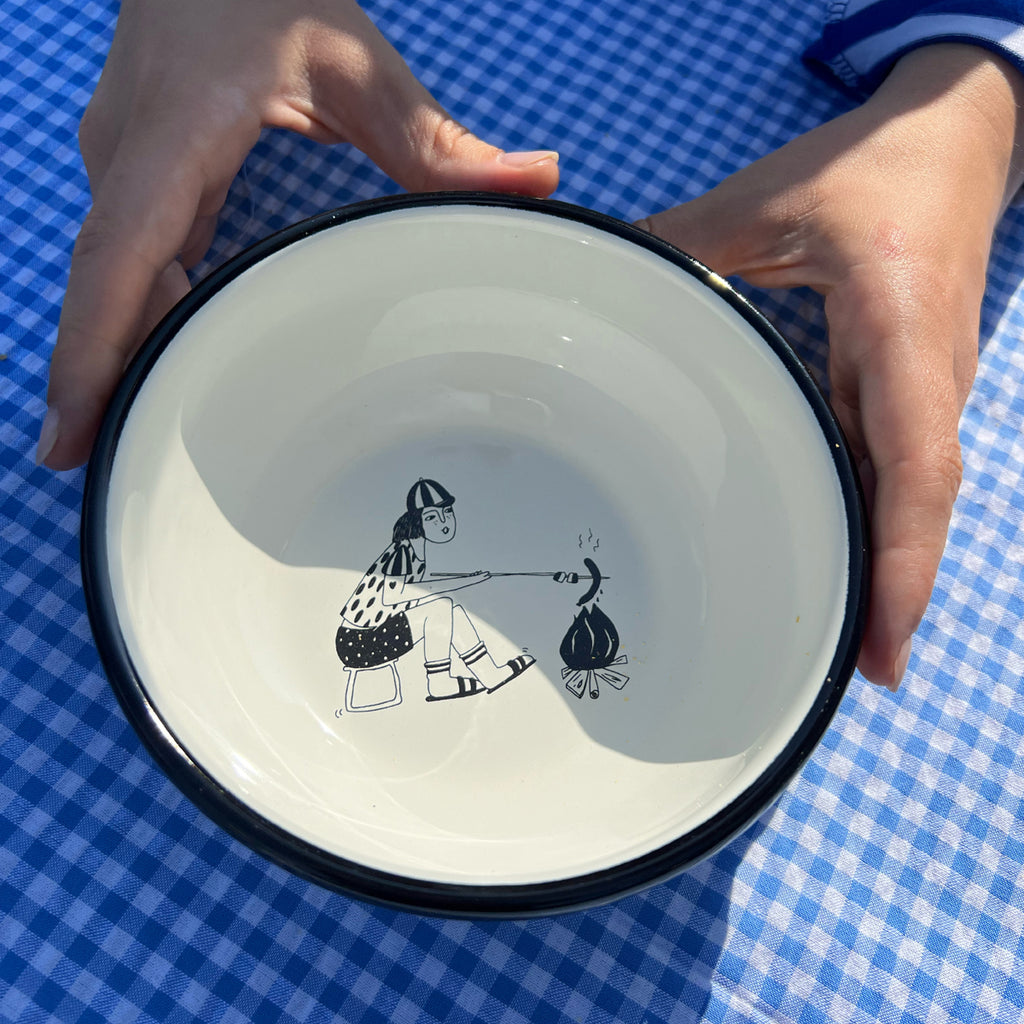 kom melting marshmallows