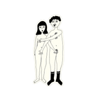 vinyl sticker naked couple