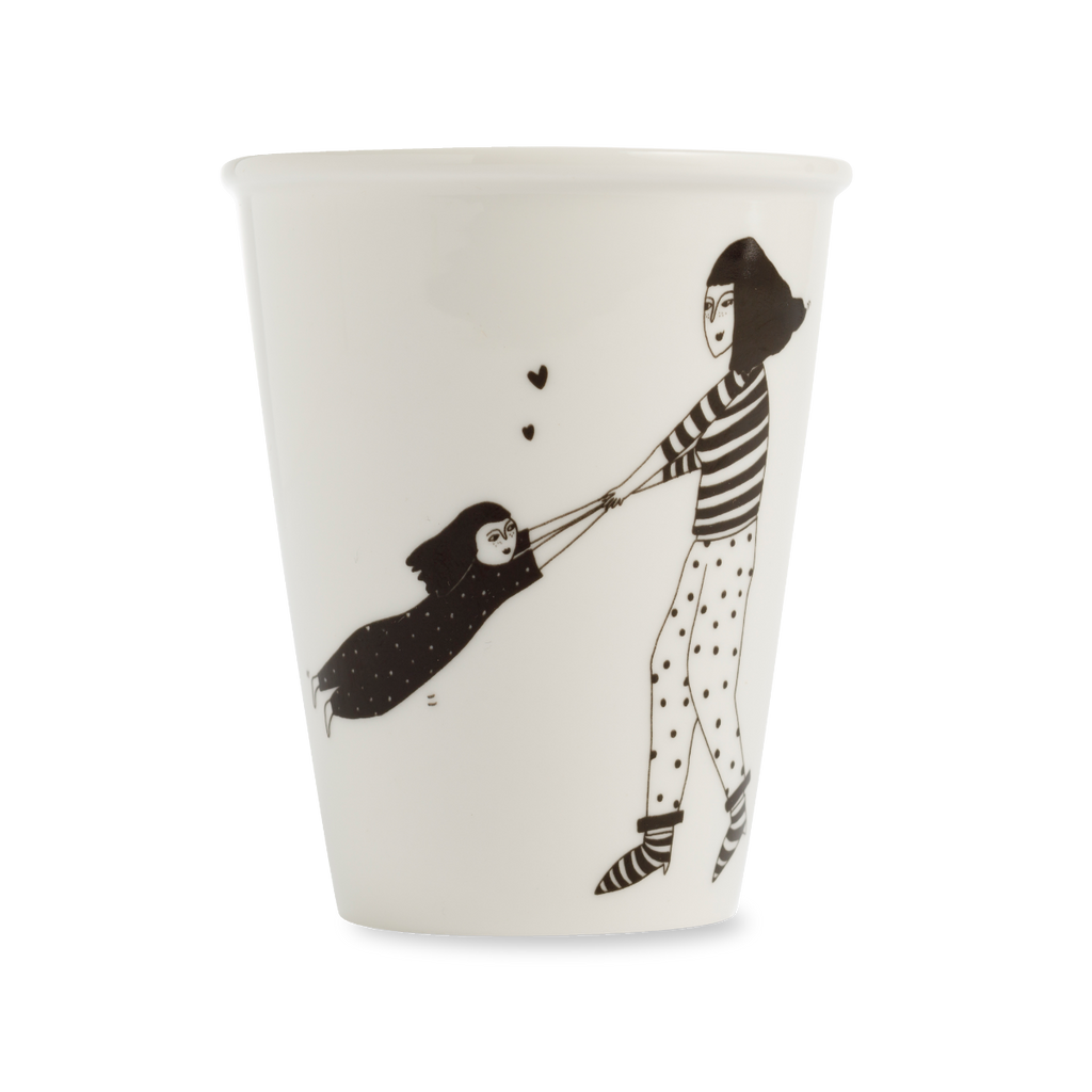 koffiebeker spinning around