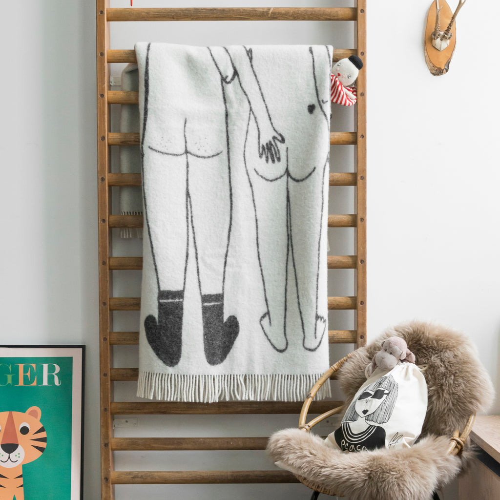 plaid wol naked couple back