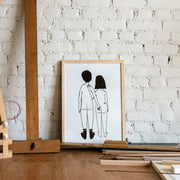 poster helen b - A4 - naked couple back