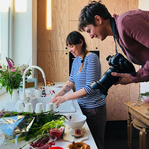 Fotoshoot nieuwe collectie helen b