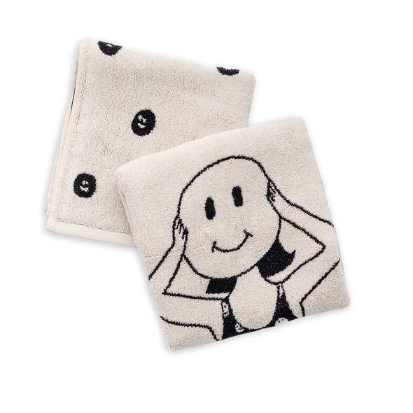 handdoeken set smiley girl