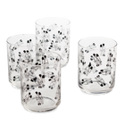 glass naked couple back (set of 4)