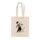tote bag poodle love