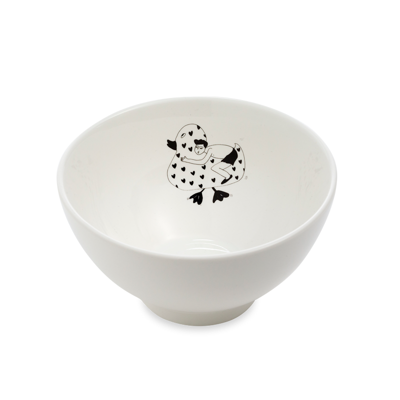 bowl bath duck