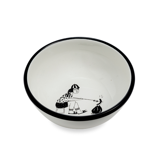 Bowl melting marshmallows