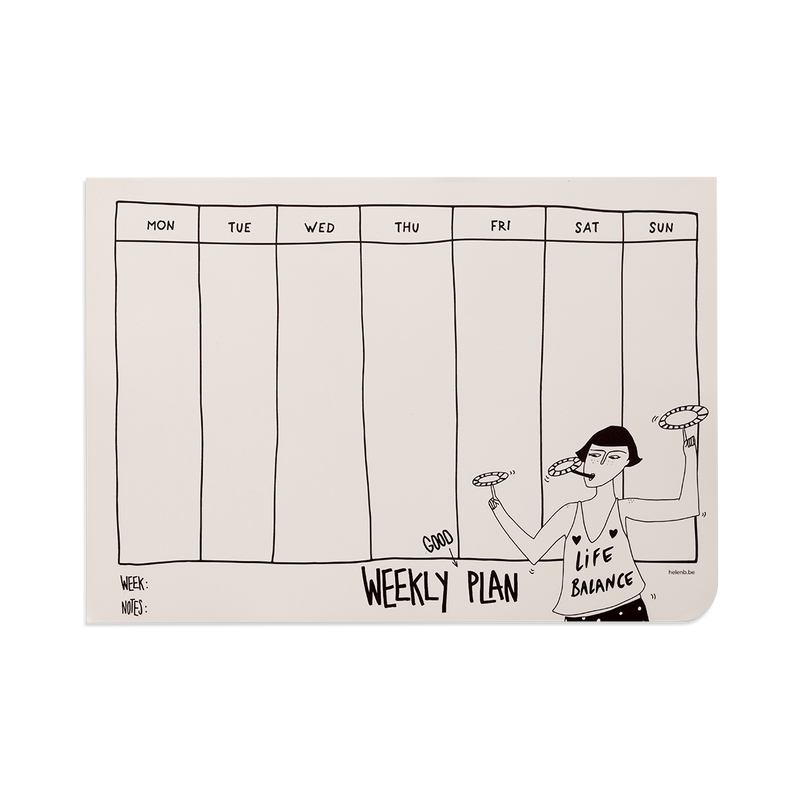 weekly planner life balance