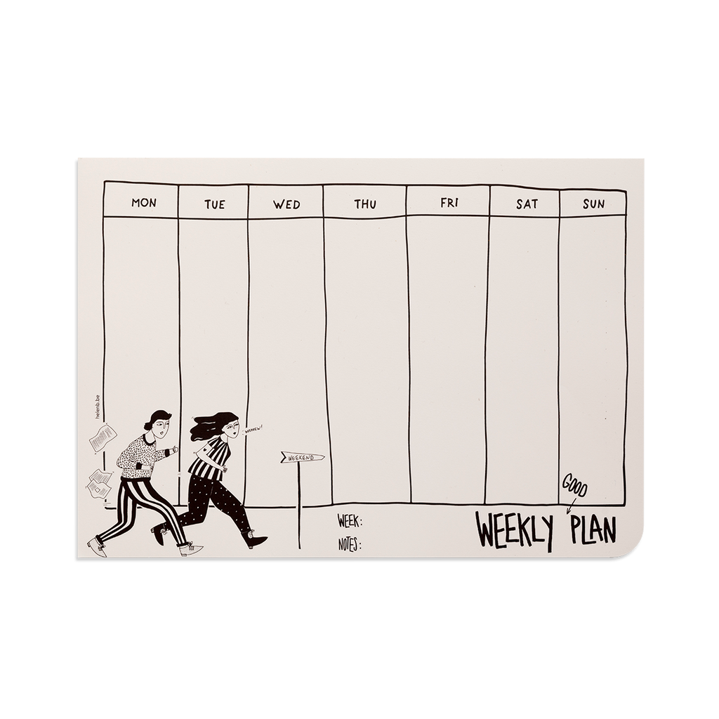 weekly planner weekend