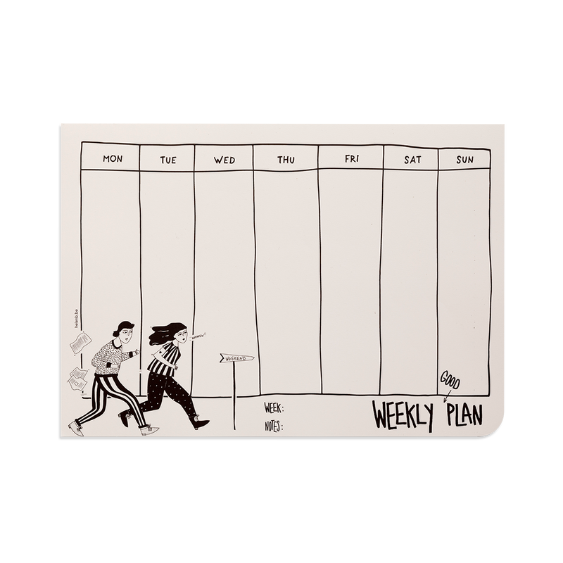 weekly planner weekend