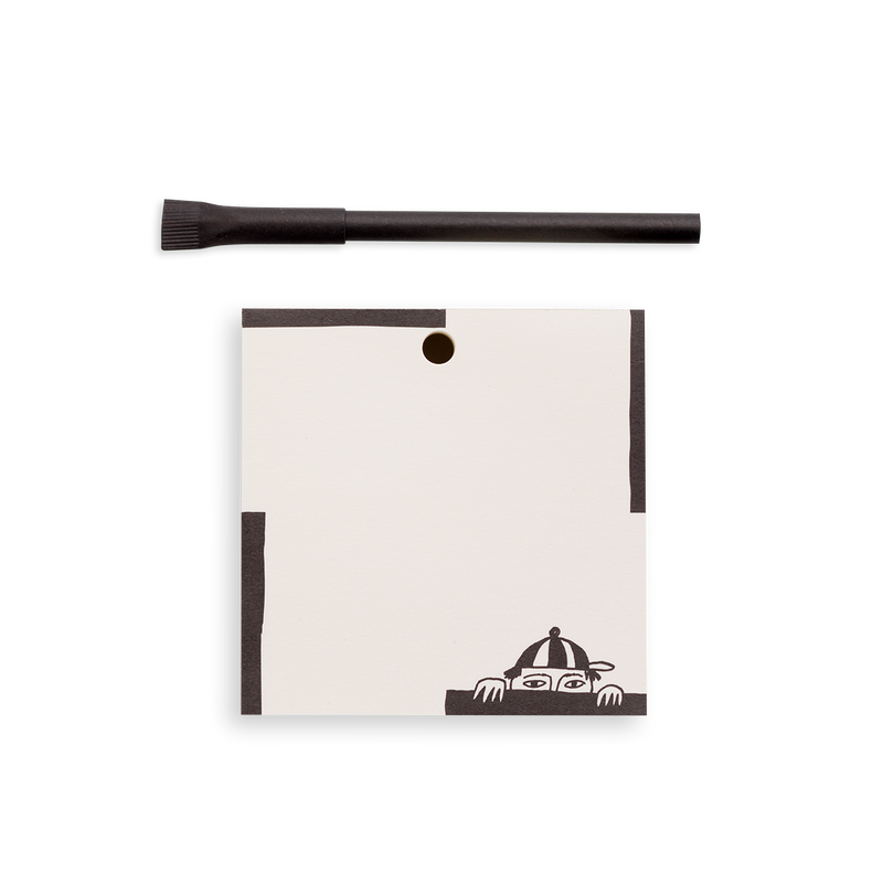 XL notepad peeking