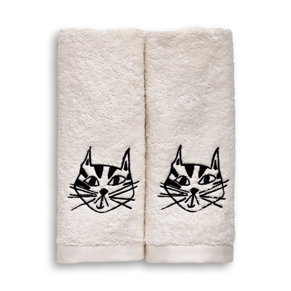 gastendoek set cat (set*2)