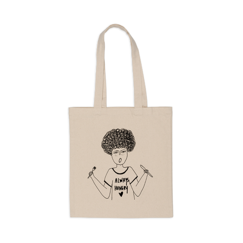 tote bag always hungry rita