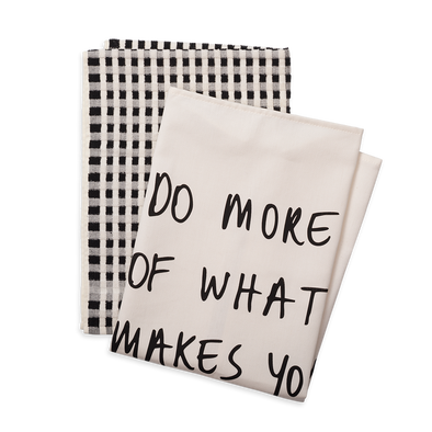 set keukenhanddoeken do more of what makes you happy