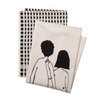 set keukenhanddoeken naked couple back
