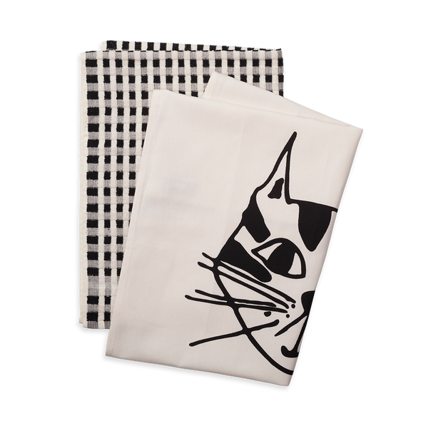 set keukenhanddoeken kitty