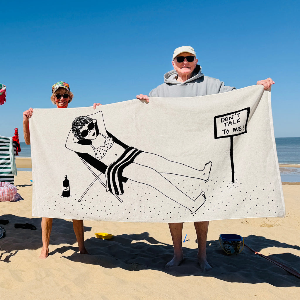 beach towel don't talk to me