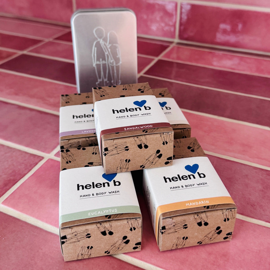 soap box naked couple back