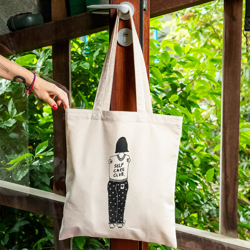 tote bag self care club