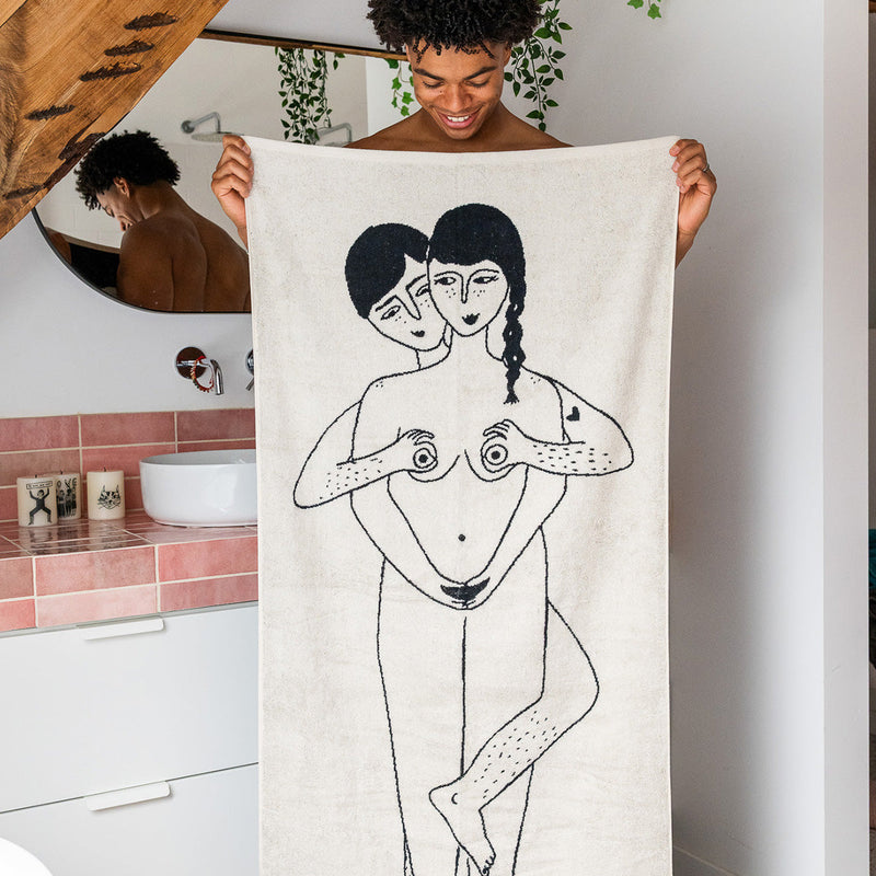 bath towel faces everywhere