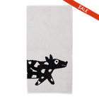 bath towel dog