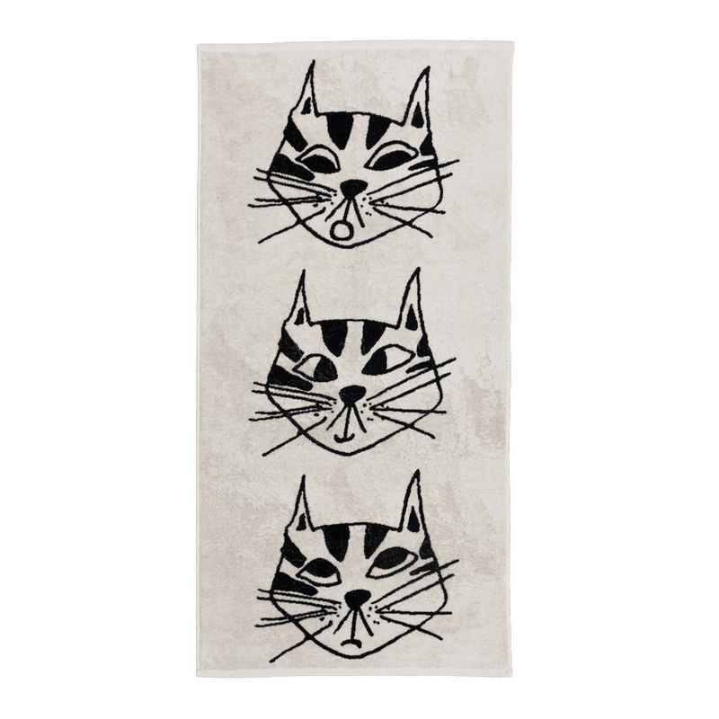 bath towel kitty