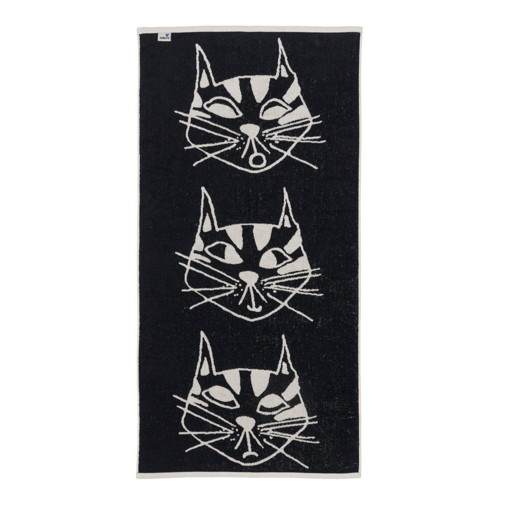 bath towel kitty