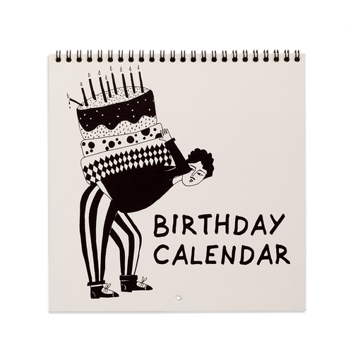birthday calendar birthday cake