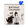 verjaardagskalender party lovers