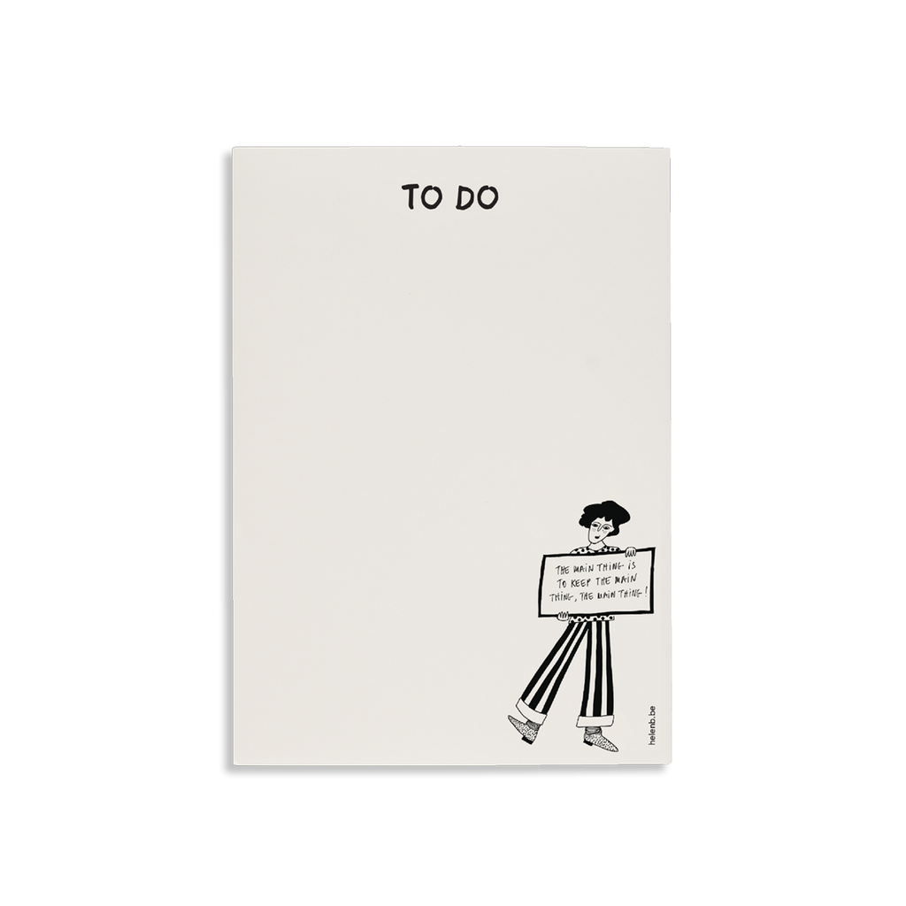 the main thing notepad